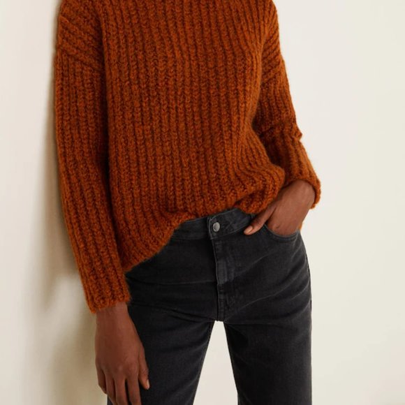 NWT MNG Mango High Rise Flare Jeans Size 24 - Picture 4 of 8